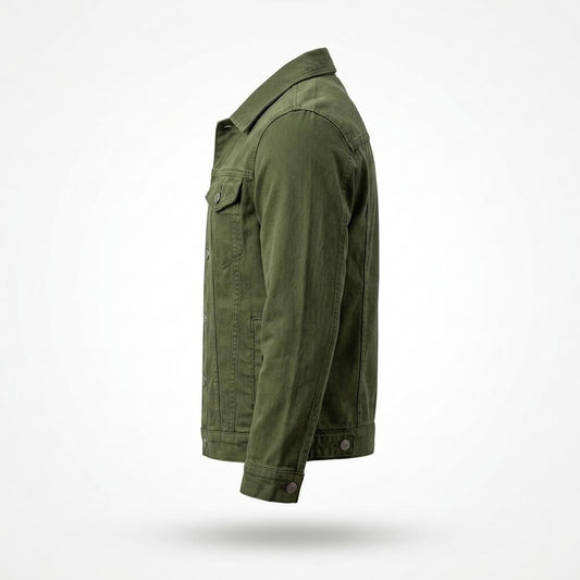 Mens Outlet House - Seren | Button-Front Slim-Fit Jacket Men
