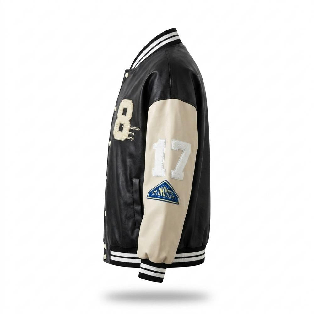 Mens Outlet House - Viser | Embroidered Colorblock Jacket Unisex