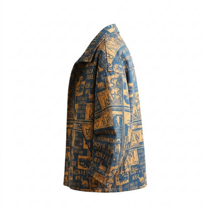 Mens Outlet House - Rodan | Printed Button-Front Jacket Men