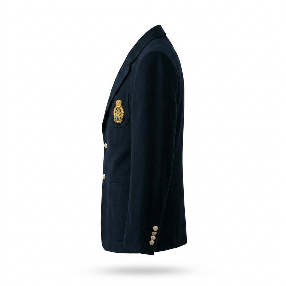 Mens Outlet House - Letal | Embroidered Single-Breasted Blazer Men