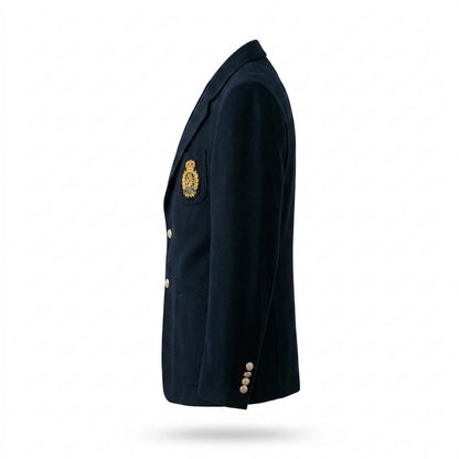 Mens Outlet House - Letal | Embroidered Single-Breasted Blazer Men