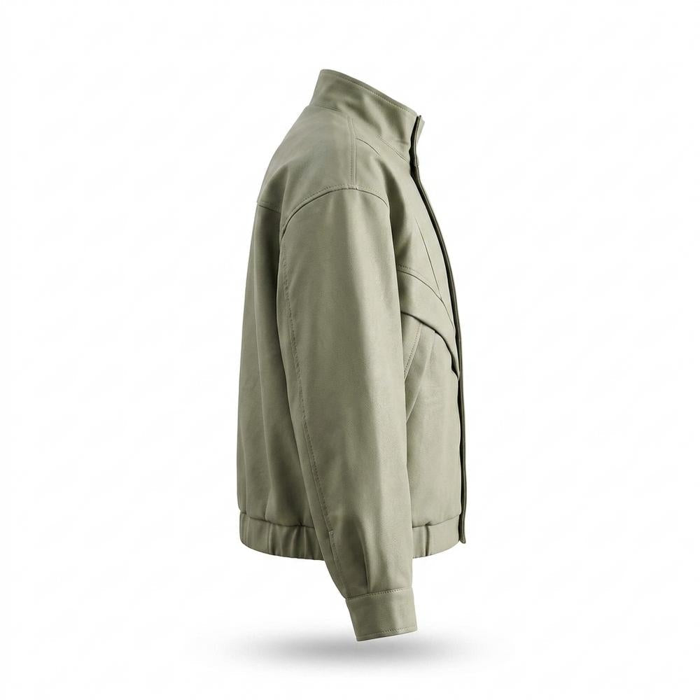 Mens Outlet House - Lazan | High-Collar Paneled Jacket Unisex