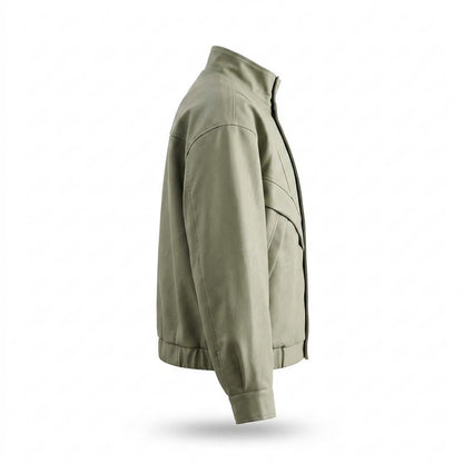 Mens Outlet House - Lazan | High-Collar Paneled Jacket Unisex