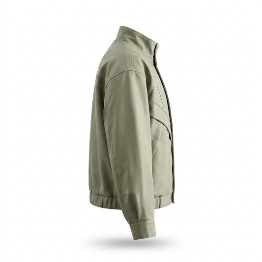 Mens Outlet House - Lazan | High-Collar Paneled Jacket Unisex