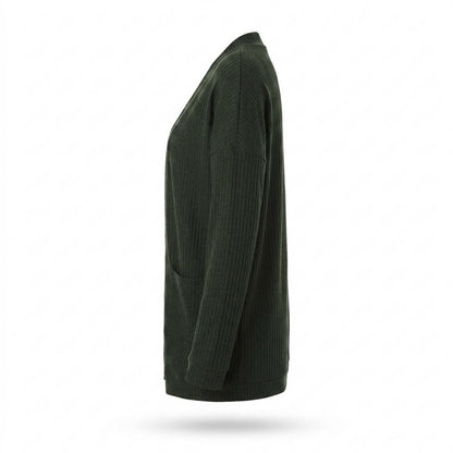 Mens Outlet House - Vinur | Ribbed Open-Front Knit Cardigan Women