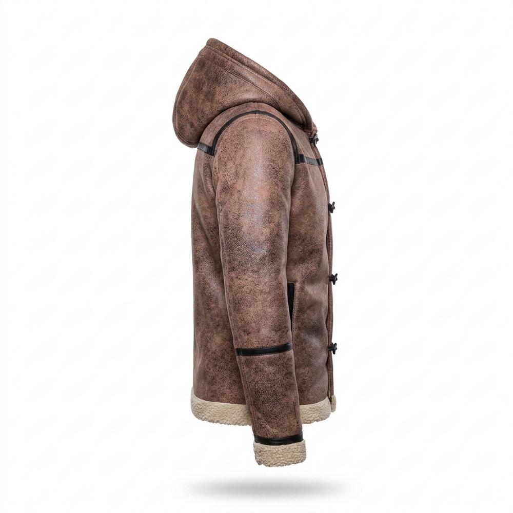 Mens Outlet House - Lyrev | Hooded Shearling-Lined Jacket Men