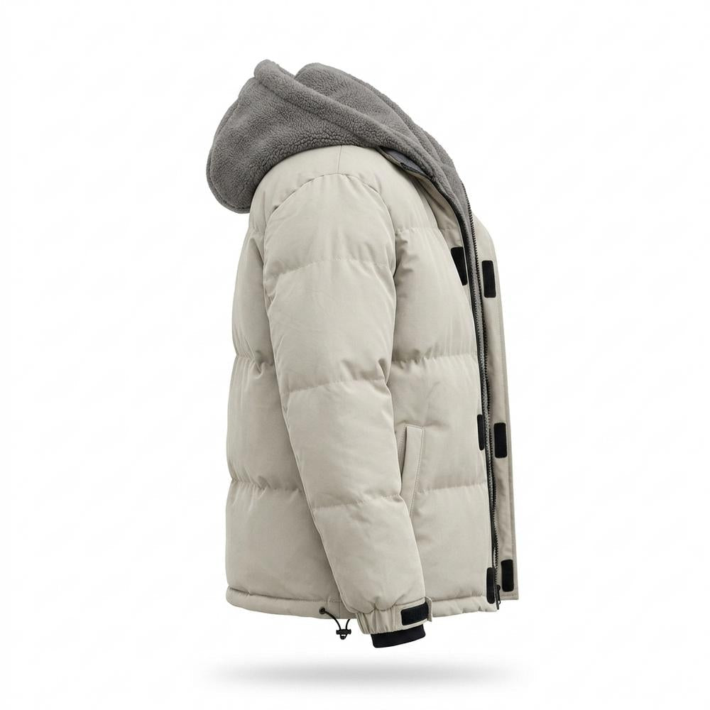 Mens Outlet House - Casel | Quilted Hooded Jacket Men