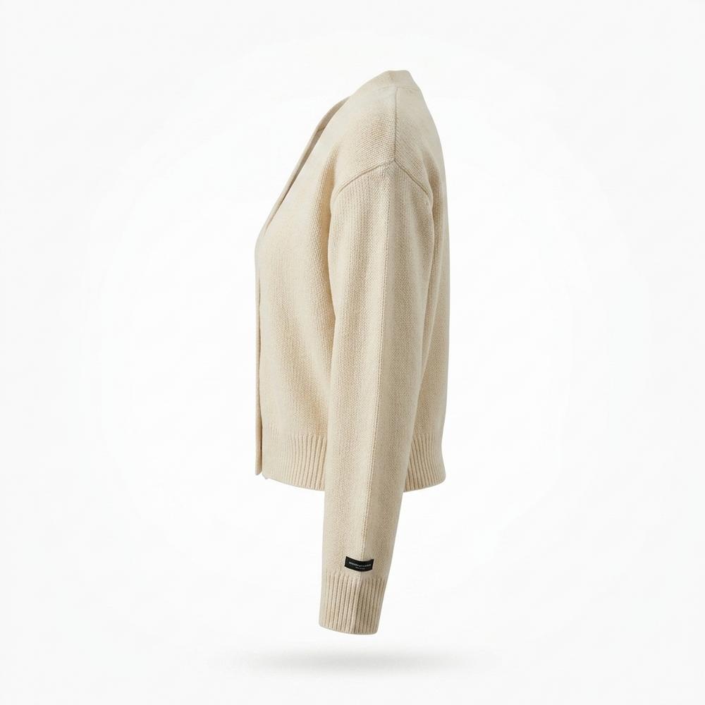 Mens Outlet House - Mizan | Button-Front V-Neck Knit Cardigan Women