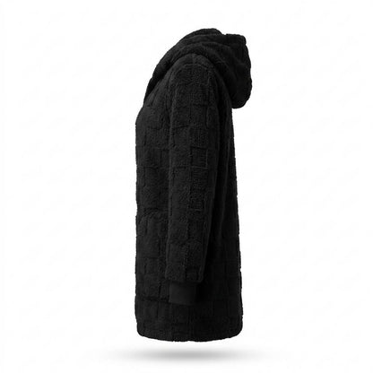 Mens Outlet House - Sesan | Hooded Textured Coat Women