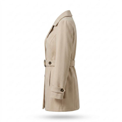Mens Outlet House - Nemon | Single-Breasted Belted Coat Women