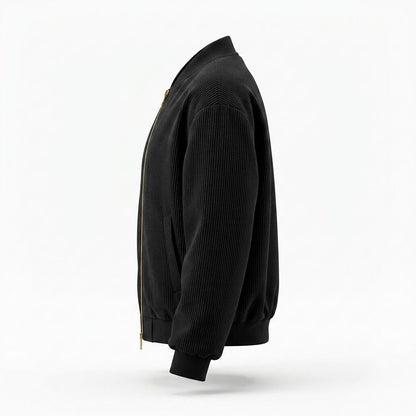 Mens Outlet House - Miron | Ribbed Zip-Up Jacket Women