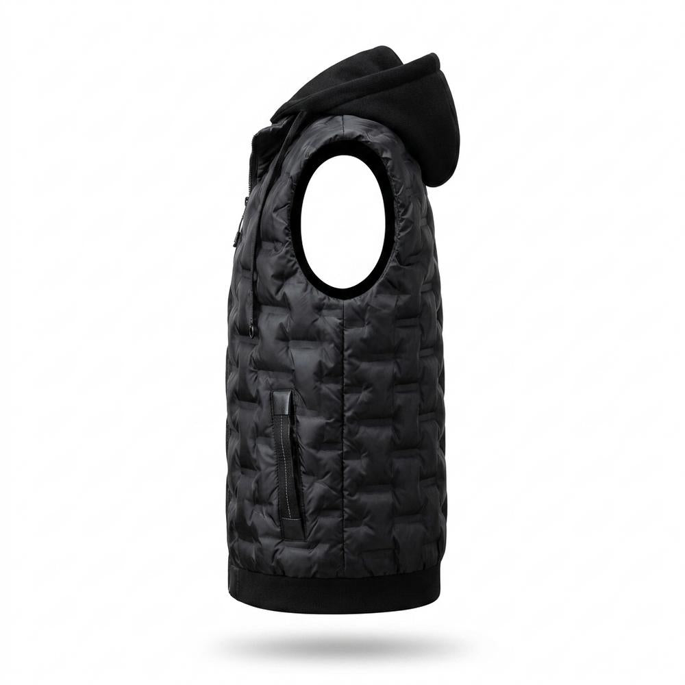 Mens Outlet House - Arsol | Quilted Hooded Vest Men