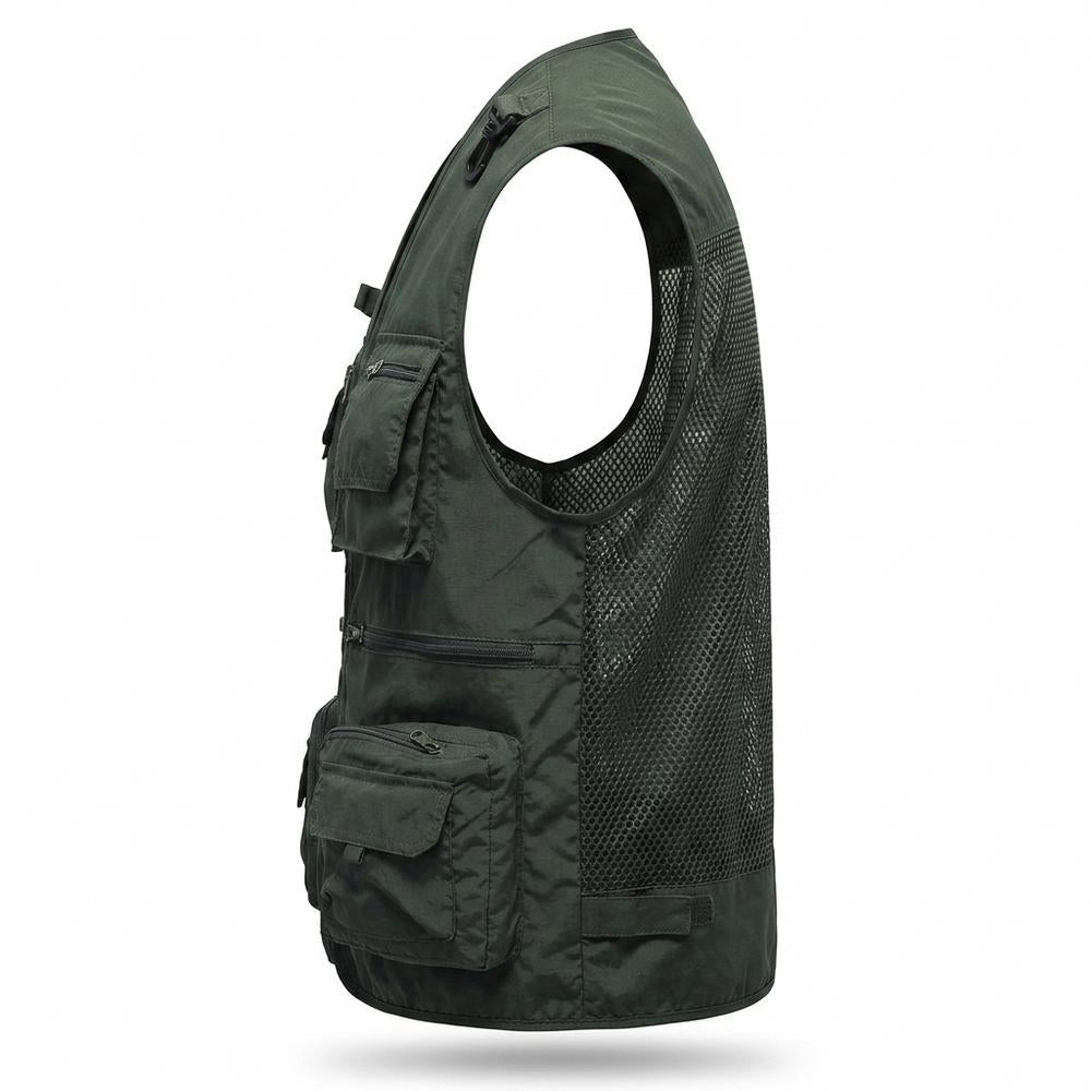 Mens Outlet House - Lekar | Multi-Pocket Lightweight Vest Men