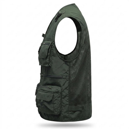 Mens Outlet House - Lekar | Multi-Pocket Lightweight Vest Men
