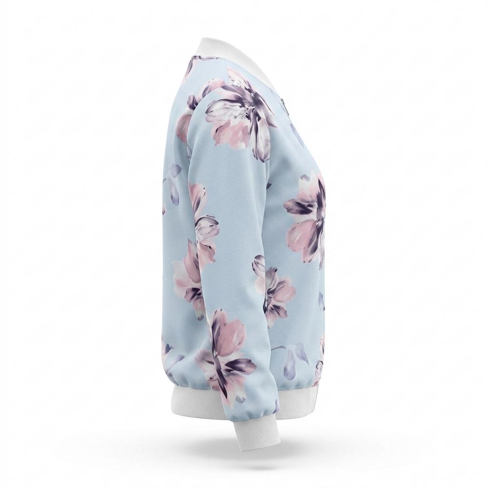 Mens Outlet House - Sanav | Floral Zip-Up Jacket Women