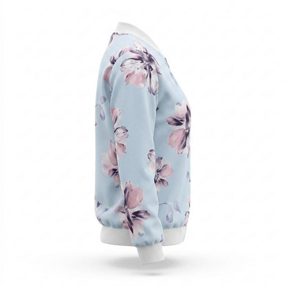 Mens Outlet House - Sanav | Floral Zip-Up Jacket Women