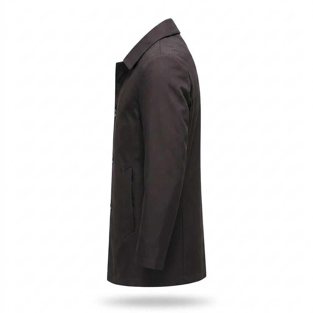 Mens Outlet House - Yazad | Single-Breasted Lined Coat Men