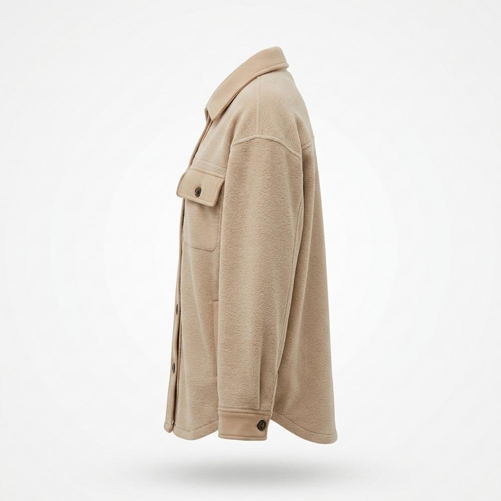 Mens Outlet House - Mihal | Fleece Button-Front Jacket Women