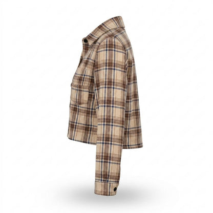 Mens Outlet House - Komid | Plaid Cropped Jacket Women