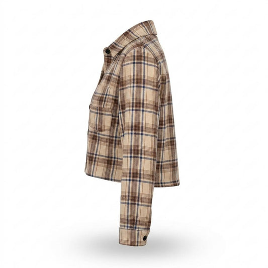 Mens Outlet House - Komid | Plaid Cropped Jacket Women