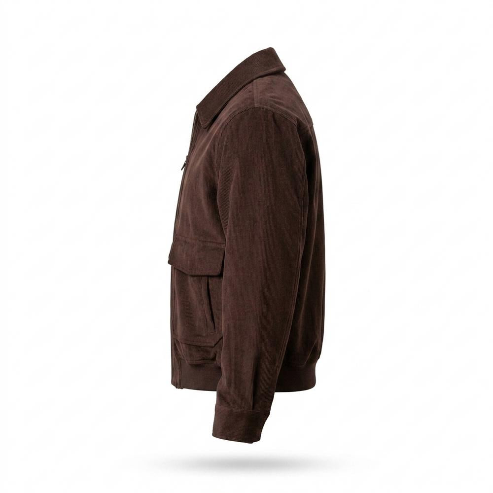 Mens Outlet House - Minal | Corduroy Zip-Up Jacket Men