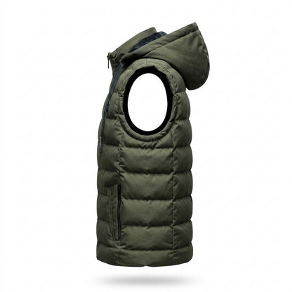 Mens Outlet House - Casin | Quilted Hooded Vest Men