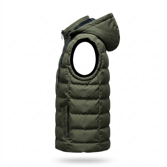 Mens Outlet House - Casin | Quilted Hooded Vest Men