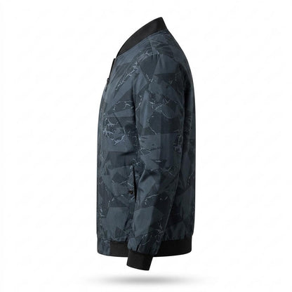 Mens Outlet House - Yepan | Printed Zip-Up Jacket Men