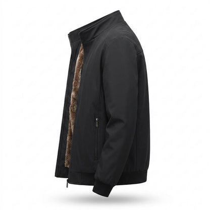 Mens Outlet House - Zelor | Fleece-Lined Zip-Up Jacket Men