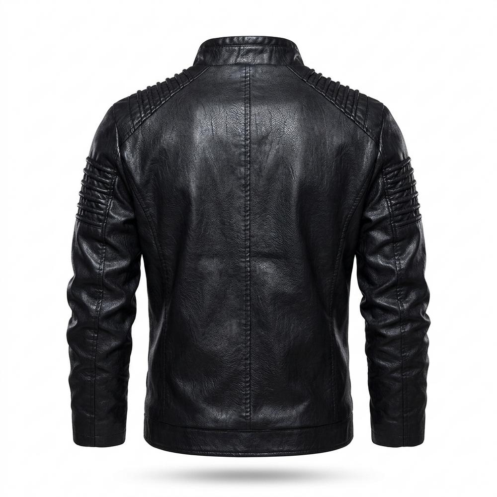 Mens Outlet House - Rator | Quilted Faux Leather Leather Jacket Men