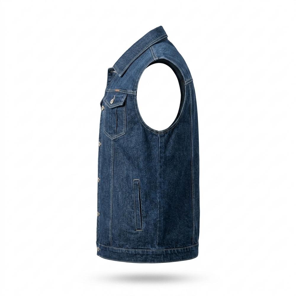 Mens Outlet House - Comir | Denim Button-Front Vest Men