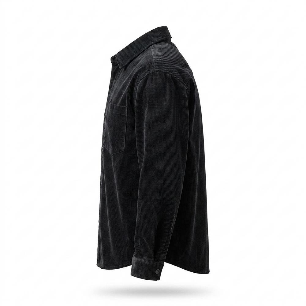 Mens Outlet House - Lamim | Corduroy Loose-Fit Shirt Men