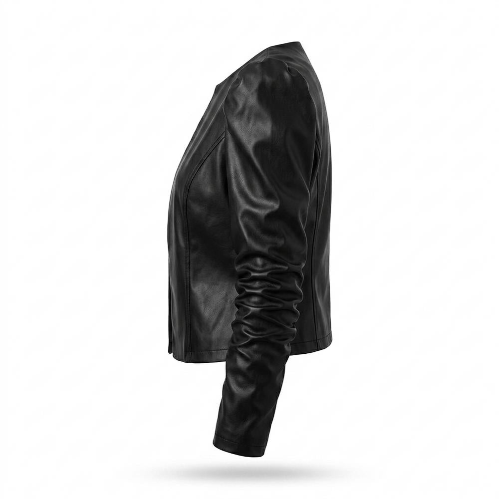 Mens Outlet House - Coler | Puff-Sleeve Collarless Jacket Women
