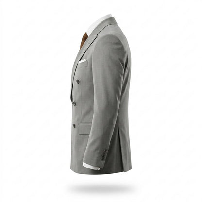 Mens Outlet House - Dasil | Double-Breasted Slim Fit Blazer Men