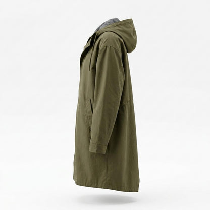 Mens Outlet House - Runul | Hooded Drawstring Coat Women