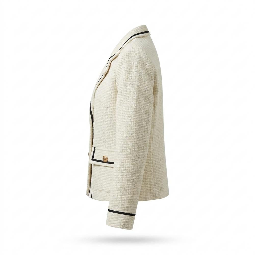 Mens Outlet House - Yomil | Textured Piped Blazer Women