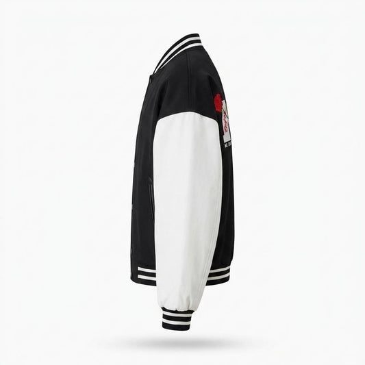 Mens Outlet House - Mavin | Embroidered Two-Tone Jacket Men