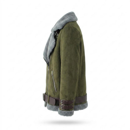 Mens Outlet House - Rihal | Shearling-Lined Asymmetrical Jacket Women