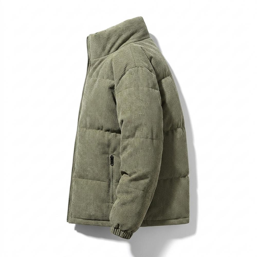Mens Outlet House - Elrev | Corduroy Padded Jacket Men