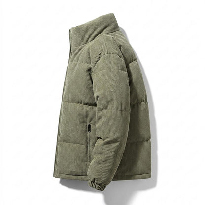 Mens Outlet House - Elrev | Corduroy Padded Jacket Men
