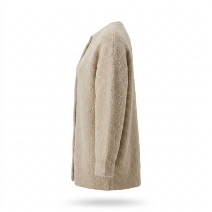 Mens Outlet House - Nolan | Collarless Textured Cardigan Women