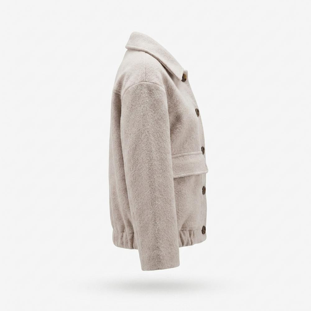 Mens Outlet House - Lysan | Textured Cropped Jacket Women