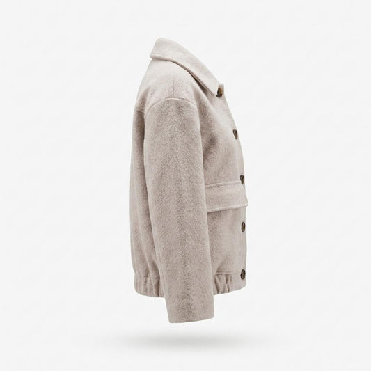 Mens Outlet House - Lysan | Textured Cropped Jacket Women