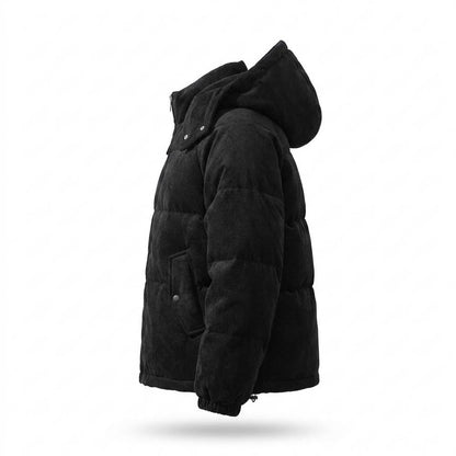Mens Outlet House - Kamel | Hooded Corduroy Jacket Unisex
