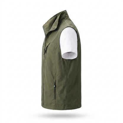 Mens Outlet House - Velev | Zip-Up Lightweight Vest Men