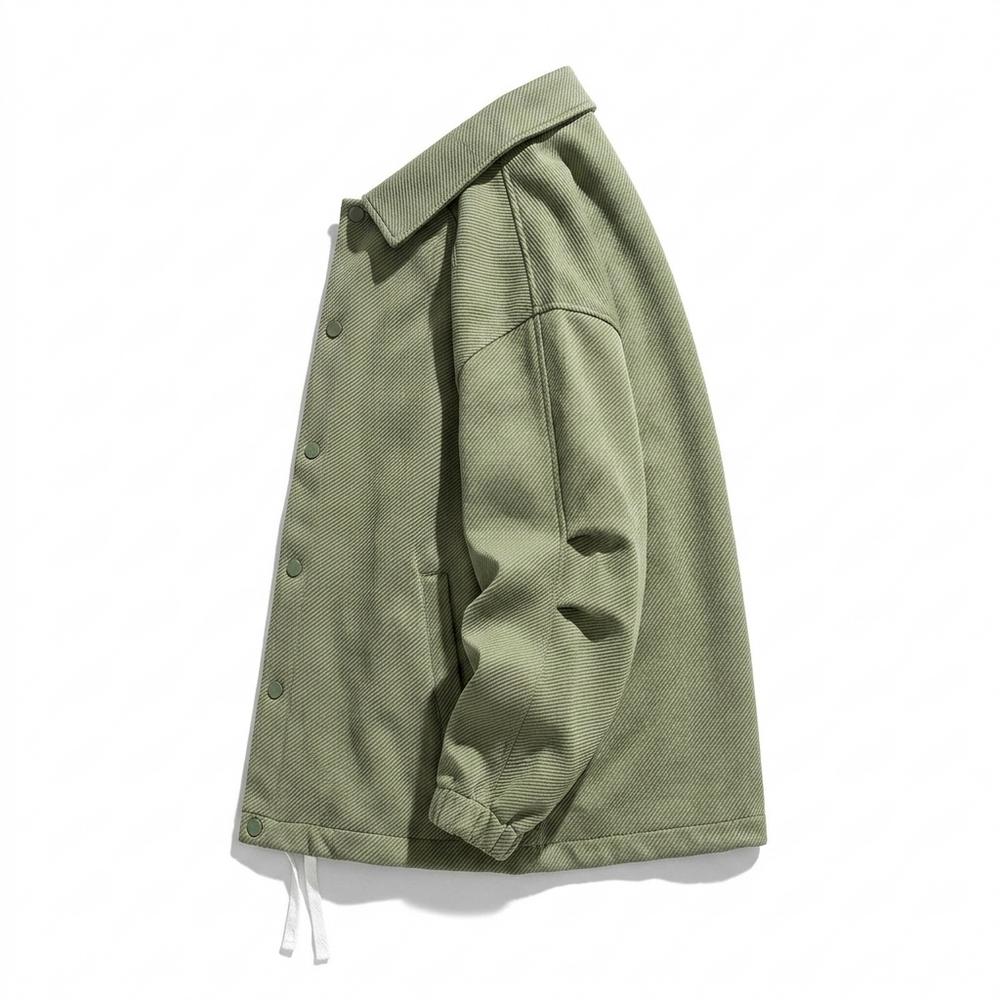 Mens Outlet House - Nesan | Textured Button-Up Jacket Unisex