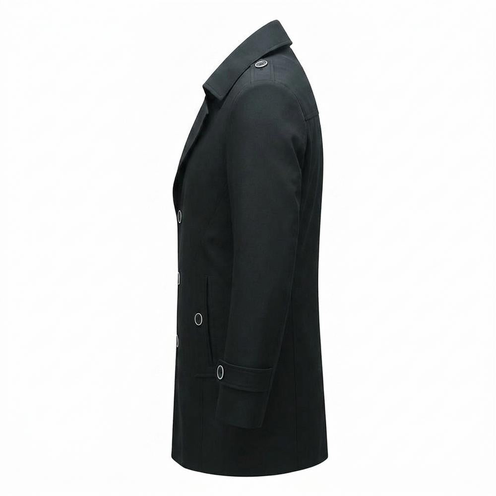 Mens Outlet House - Cator | Single-Breasted Lined Coat Men