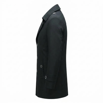 Mens Outlet House - Cator | Single-Breasted Lined Coat Men