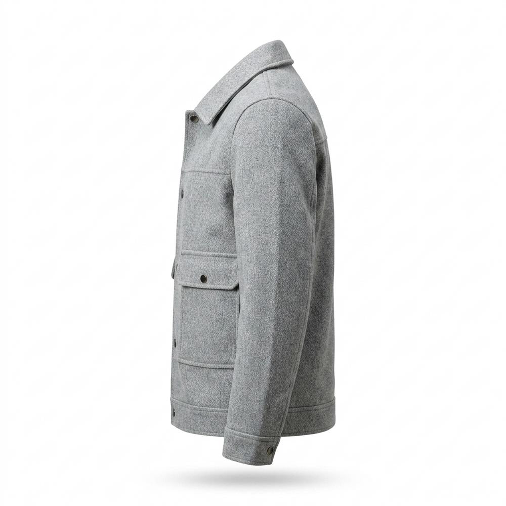 Mens Outlet House - Tamer | Heathered Four-Pocket Jacket Men