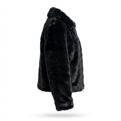 Mens Outlet House - Sevel | Faux-Fur Zip-Up Jacket Women